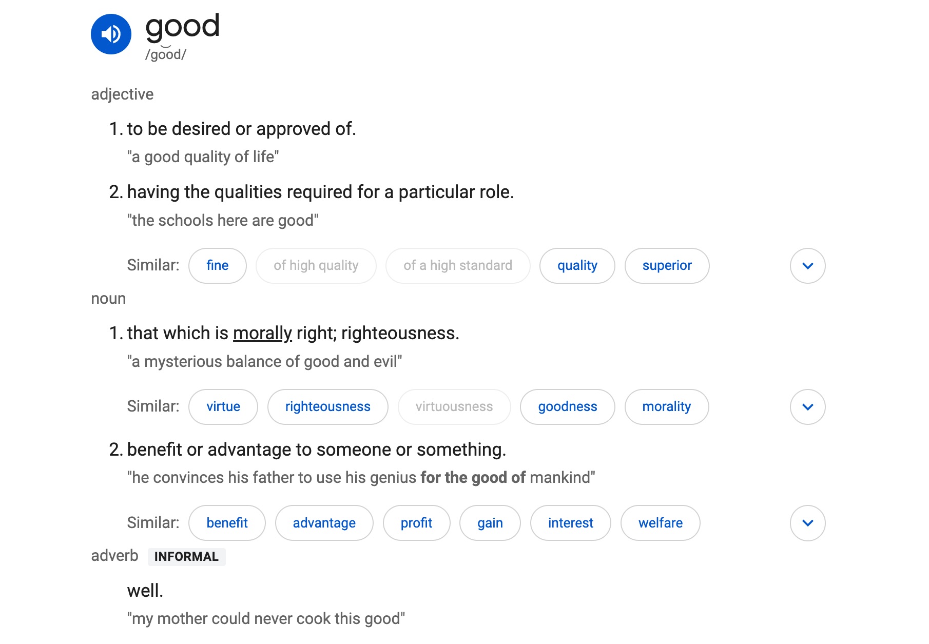good-definition