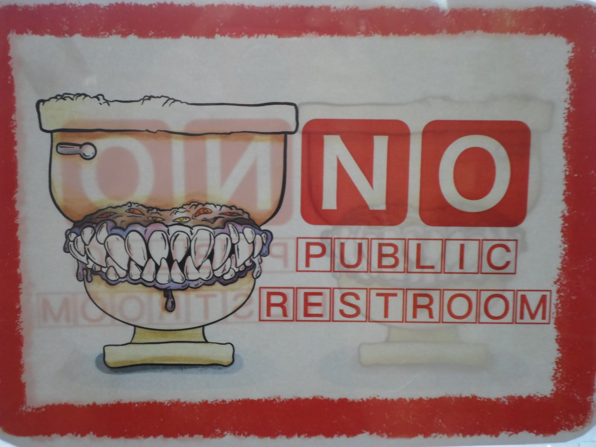 teeth toilet